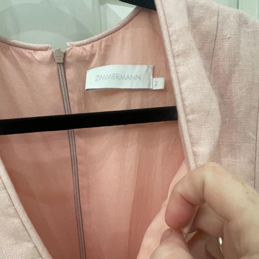 Pink Zimmerman Midi Dress - Picture 3 of 6